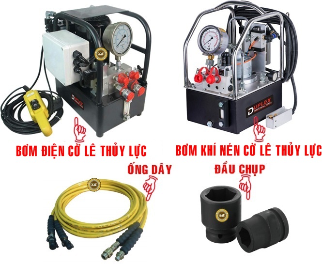 Co le thuy luc, co le thuy luc dang trong 1017 - 10452 N.m, Low Profile Hydraulic Torque Wrench, http://thegioithuyluc.com.vn